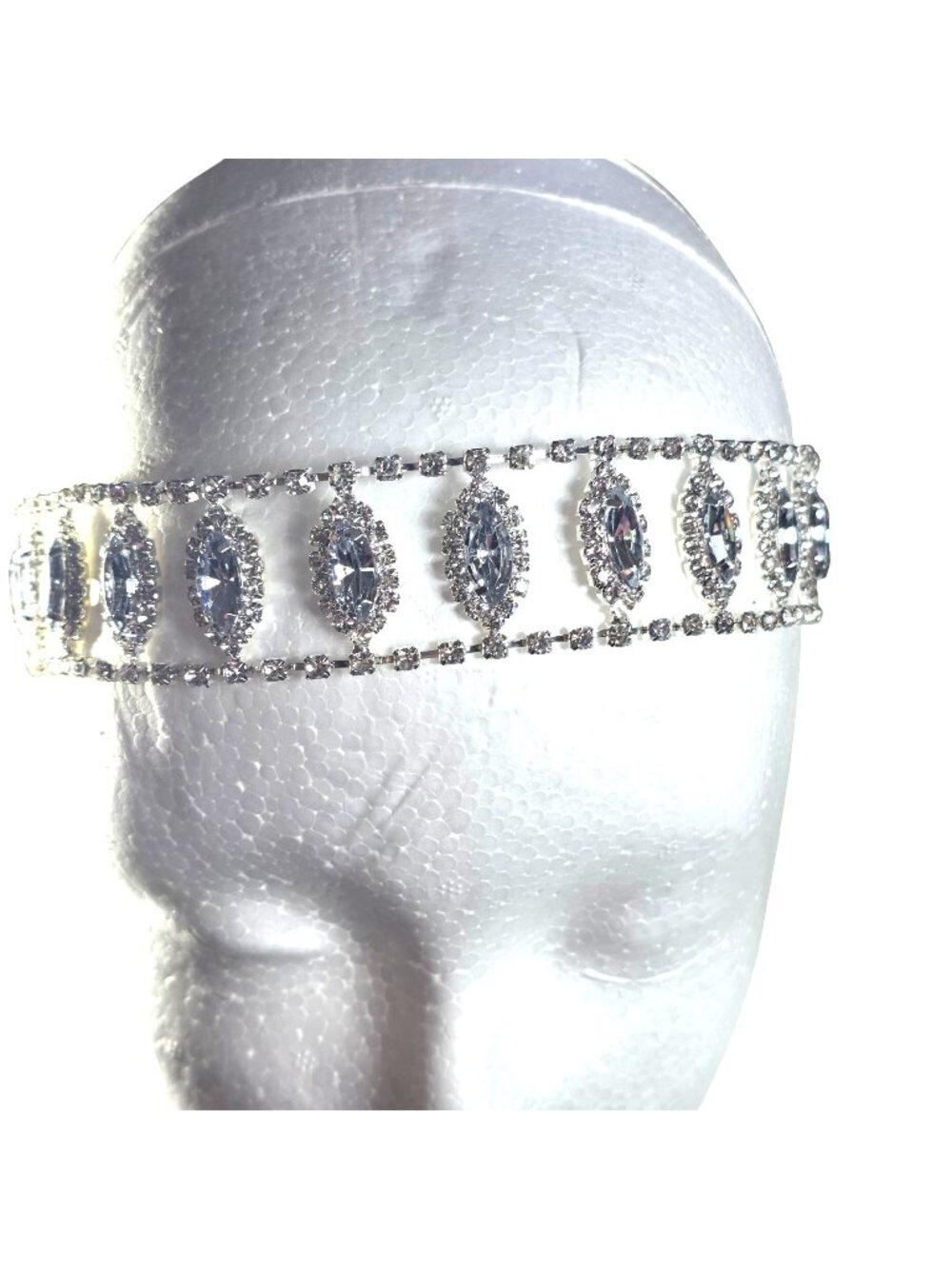 Elastic Headband Bridal Hairpiece Weddings Formal Events Elegant Head Wear